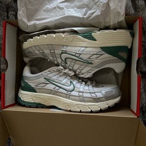 Nike P-6000 Premium "Light Bone/Metallic Silver/White"